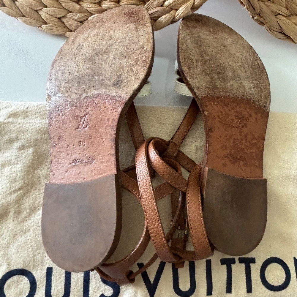Louis Vuitton Explorer Flat Sandal 1A65VZ with dustbag - Picture 4 of 7